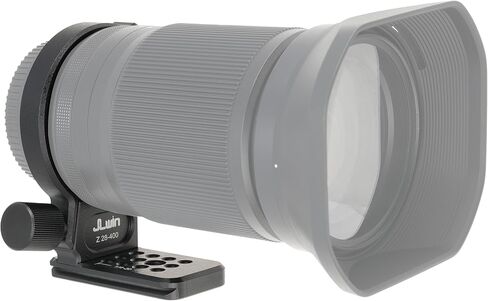 طوق حلقي للتركيب على حامل ثلاثي القوائم متوافق مع كاميرا Nikon Nikkor Z مقاس 28-400 مم F4-8 VR، لوحة إطلاق سريعة من Arca-Swiss مع فتحات ملولبة 1/4 بوصة و3/8 بوصة لمثبت مشبك الرأس in Kuwait