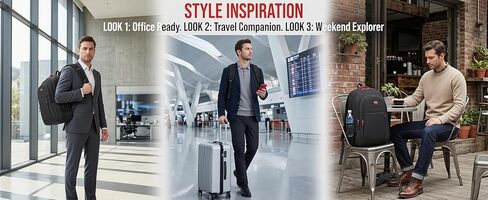 New Model Large Capacity Travel Backpack for Men - Durable Nylon Premium Quality Adjustable Straps Multi-Compartment Outdoor Travel Water Resistant Backpack Red in Saudi Arabia