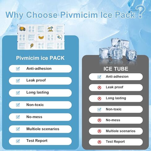 Dry Ice Packs for Shipping Frozen Food, Reusable Long Lasting Cold Packs for Cooler or Lunch Boxes, Flexible Freezer Ice Sheets for Shipping, Gel Ice Freezer Packs for Camping, 5 Sheets 75cells in Saudi Arabia