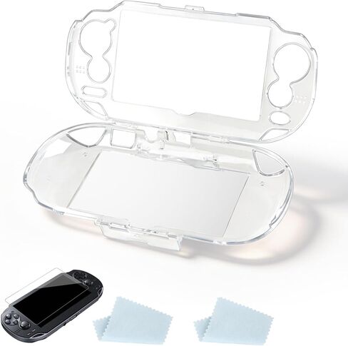 Transparent Hard Shell Case Cover for PlayStation PS Vita PSV 1000 Protective Hard Crystal Clear Case Accessories Replacement Parts in Saudi Arabia
