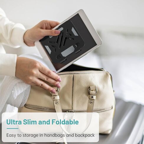 حامل iPad للكمبيوتر اللوحي للمكتب، قاعدة معدنية قابلة للدوران 360 درجة، حامل ارتفاع قابل للتعديل، متوافق مع 4.7-15.9 بوصة iPad Pro/Air/Mini، القارئ الإلكتروني، وسادات LG، Nexus، Switch، iPhone Pro/Max/Air/Plus in Kuwait