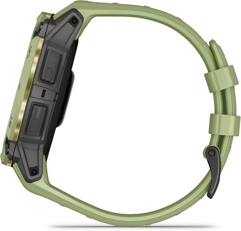 Garmin Instinct® 3 – 50 mm, AMOLED Display, Rugged Outdoor GPS Smartwatch, Built-in Flashlight, Alpine Rush Collection Limited Edition Color, Fern Green with Fern Green Band in Kuwait