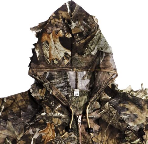GRVCN Ghillie Suit 3D Leaf, Lightweight Outdoor Camouflage Hunting Apparel for Jungle Woodland Hunting Photography in Saudi Arabia