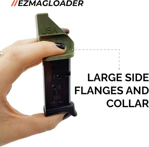 EZMAGLOADER Magazine Loader for the Sig Sauer P238 - Easy Pain Free Loading - Comfortable Grip - Speed Loader Accessories - Large Flanges for Thumb Relief in Saudi Arabia