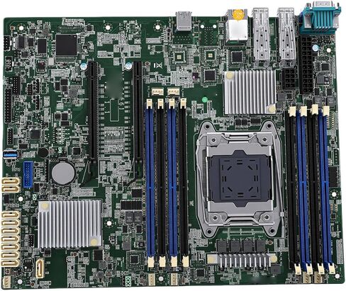 MS S1561 Server Motherboard, LGA 2011 3 DDR4 Support E5 2600 v3 v4 C612 Chipset, with AST2400 IPMI 2.0 10 III 8 DIMM Slots in Saudi Arabia