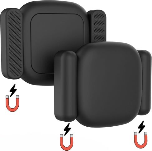 Magnetic Holder Case for Tile Life360 Mate (2024) 2022 Tracker, 2 Pack Hidden Protective Anti-Lost Silicone Cover with Adhesive & Strong Magnet Mount for Metal Surface Car Laptop Motorcycle Truck in Saudi Arabia