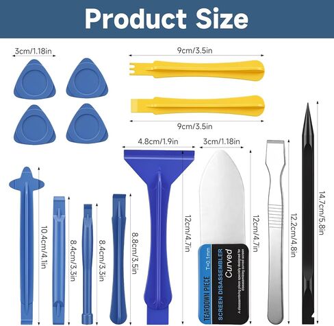Spudger Pry Tool Kit Electronics Repair-Tools Set Plastic Pry Tool Kit Spudger Tools Set Ultimate Prying Open Tools for Phone Laptop Pad Computer Cell Phone Tablet Electronics Repair in Saudi Arabia