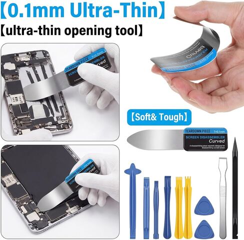 Spudger Pry Tool Kit Electronics Repair-Tools Set Plastic Pry Tool Kit Spudger Tools Set Ultimate Prying Open Tools for Phone Laptop Pad Computer Cell Phone Tablet Electronics Repair in Saudi Arabia