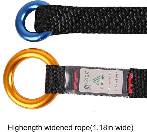 Arborist Friction Saver Tree Climbing Cambium Saver - Retrievable Anchor Loop Belt Sling CE Certified 23KN 47.2 inch/35.4 inch in Saudi Arabia