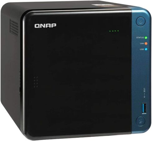 QNAP Turbo NAS TS-453Be NAS Storage System Including Intel J3455 Quad Core CPU, 8GB DDR3L RAM, 16TB HDD Storage, RAID, Intel HD Graphics in Saudi Arabia