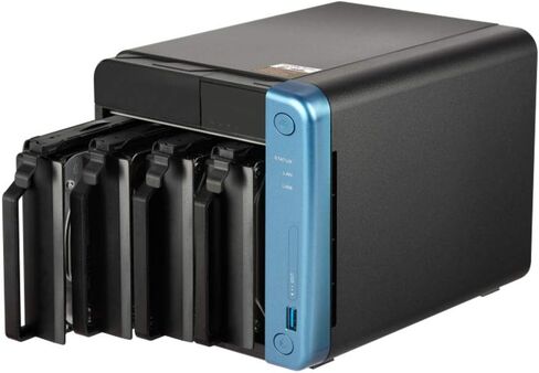 QNAP Turbo NAS TS-453Be NAS Storage System Including Intel J3455 Quad Core CPU, 8GB DDR3L RAM, 16TB HDD Storage, RAID, Intel HD Graphics in Saudi Arabia