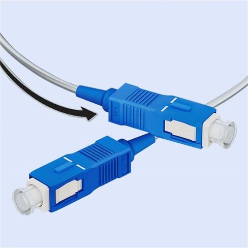 Indoor Transparent Fiber Optic Cable Invisible Singlemode Single Core Jumper Household Extension line(30m 2pc no Drum) in Saudi Arabia