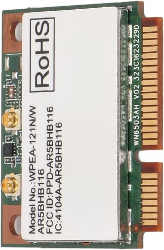 SUNGOOYUE AR9382 Network Card, Mini PCIE WiFi Card 300Mbps Fast Transmission Plug and Play, with Stable Performance, for 7 8 8.1 10 ISUS Clevo Terransforce Hasee in Saudi Arabia