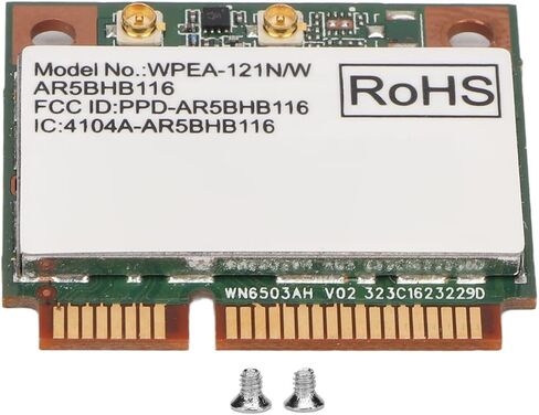 SUNGOOYUE AR9382 Network Card, Mini PCIE WiFi Card 300Mbps Fast Transmission Plug and Play, with Stable Performance, for 7 8 8.1 10 ISUS Clevo Terransforce Hasee in Saudi Arabia