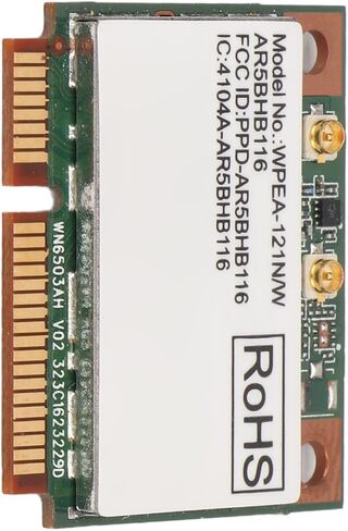 SUNGOOYUE AR9382 Network Card, Mini PCIE WiFi Card 300Mbps Fast Transmission Plug and Play, with Stable Performance, for 7 8 8.1 10 ISUS Clevo Terransforce Hasee in Saudi Arabia