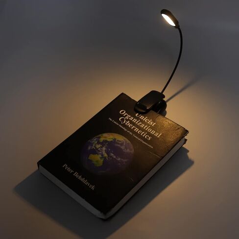 Garosa LED Clamp On Light USB Rechargeable Adjustable Lamp with 3 Light Settings for Reading and Study in Saudi Arabia