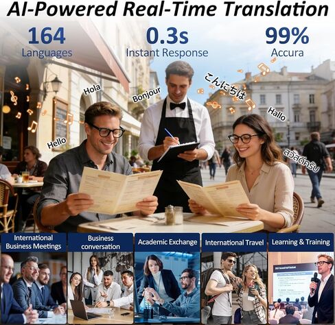نظارات الذكاء الاصطناعي الذكية، نظارات كاميرا عالية الدقة بدقة 8 ميجابكسل مع مساعد الذكاء الاصطناعي وحقيبة شحن 3600 مللي أمبير في الساعة، نظارات ترجمة مع 164 لغة وعدسة متغيرة اللون، موسيقى ومكالمات بدون استخدام اليدين، حماية من الأشعة فوق البنفسجية والضوء in Kuwait