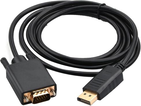 CHICHIYANG Spare 1080P DP to VGA Converter Display Port Male to VGA Male Adapter Cable 1920x1200 in Saudi Arabia