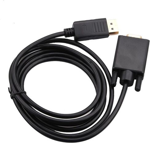1080P DP to VGA Converter Display Port Male to VGA Male Adapter Cable 1920x1200 Spare US in Saudi Arabia