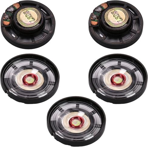 Fielect 5Pcs DIY Magnetic Speaker 0.25W 8 Ohm 29mm Diameter Round Shape Replacement Loudspeaker in Saudi Arabia