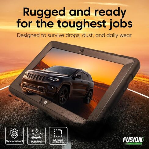 كمبيوتر لوحي Fusion5 مدمج في الولايات المتحدة الأمريكية مقاس 10.1 بوصة بنظام Windows 11 Professional - ذاكرة وصول عشوائي 12 جيجابايت ومحرك أقراص SSD سعة 512 جيجابايت، Intel الجيل الثالث عشر، كمبيوتر لوحي Windows عالي الدقة بالكامل، USB C، HDMI - ضمان كامل in Kuwait