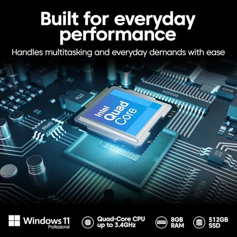 كمبيوتر لوحي Fusion5 مدمج في الولايات المتحدة الأمريكية مقاس 10.1 بوصة بنظام Windows 11 Professional - ذاكرة وصول عشوائي 12 جيجابايت ومحرك أقراص SSD سعة 512 جيجابايت، Intel الجيل الثالث عشر، كمبيوتر لوحي Windows عالي الدقة بالكامل، USB C، HDMI - ضمان كامل in Kuwait