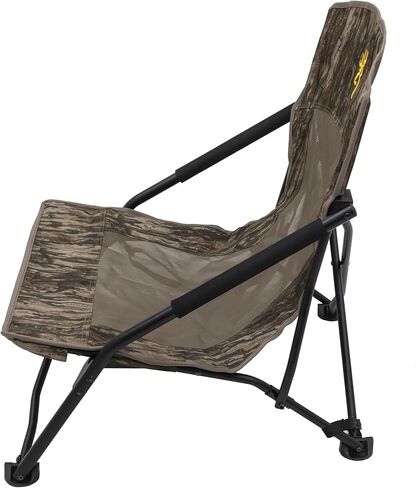 Browning Strutter Hunting Chair – Low-Profile Folding Turkey & Predator Chair in Realtree Legacy with Rotating Feet, Steel Frame, Carry Strap & Compact Design for Hunting and Camping in Saudi Arabia