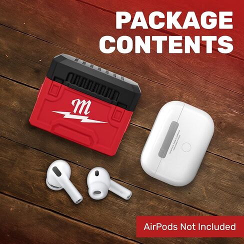 Airpod Pro 3 Case for Milwaukee Packout – Durable Toolbox Design - Made in USA in Saudi Arabia