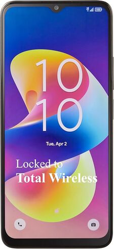 إجمالي الهاتف الذكي اللاسلكي TCL 50 LE المدفوع مسبقًا 64 جيجابايت، Android 14، بطارية 4000 مللي أمبير في الساعة، شاشة 6.6 بوصة HD + | هاتف خلوي 4G LTE مدفوع مقدمًا بأسعار معقولة من ALCATEL | تفعيل الدفع المسبق in Kuwait