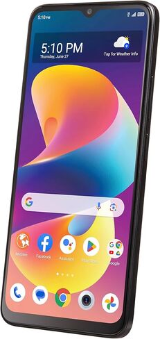 إجمالي الهاتف الذكي اللاسلكي TCL 50 LE المدفوع مسبقًا 64 جيجابايت، Android 14، بطارية 4000 مللي أمبير في الساعة، شاشة 6.6 بوصة HD + | هاتف خلوي 4G LTE مدفوع مقدمًا بأسعار معقولة من ALCATEL | تفعيل الدفع المسبق in Kuwait