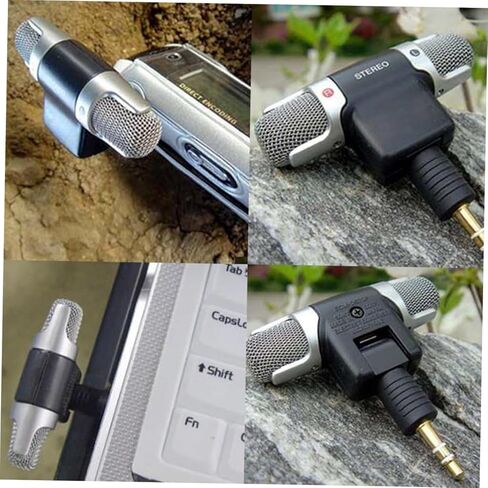 jojofuny 3.5mm Mini Jack Laptop Microphone Microphone Mini for Pc Stereo Recording in Saudi Arabia