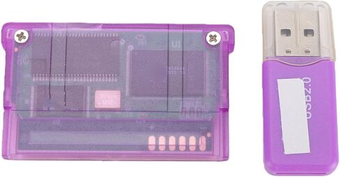 Game Console Flash Card, Flash Memory Card Fit for GBA SP IDS, 2GB TF Support, Cheat Function, Fast ROM Loading, for Game Boy Advance in Saudi Arabia