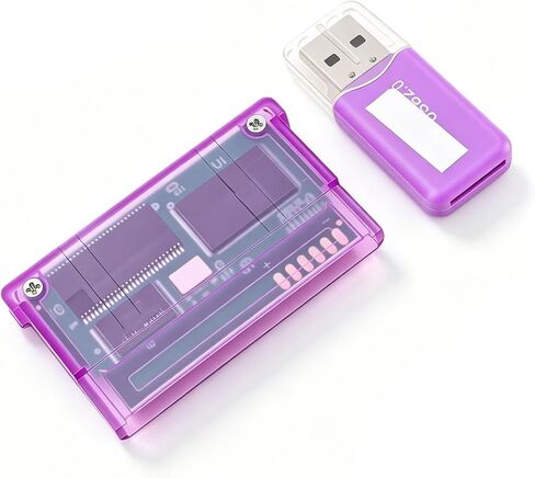 VBESTLIFE GBA Flash Card, 2GB High Speed Flash Game Cartridge with Card Reader for GBA, SP, SP, IDS Gaming Consoles in Saudi Arabia
