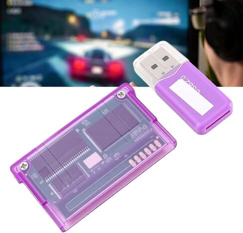 VBESTLIFE GBA Flash Card, 2GB High Speed Flash Game Cartridge with Card Reader for GBA, SP, SP, IDS Gaming Consoles in Saudi Arabia