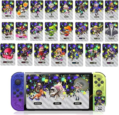 27Pcs NFC Mini Cards for Splat 3&2: Complete Set of 27 Unique Collectible Cards in Saudi Arabia