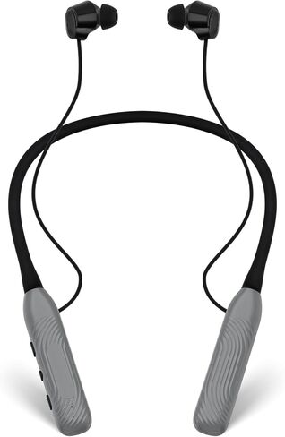 （1-Year Quality Support)Around the Neckband Bluetooth Headphones, 1000H Extra Long Battery Life with Magnetic Earphones,Wireless Earbuds with Mic,Waterproof In-Ear Headset for Sports/Gym (Black) in Saudi Arabia