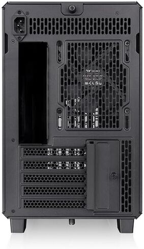 Thermaltake TR200 WS; Micro Chassis; Wood Front Trim; mATX/mITX Support; 360mm Radiator Support; 365mm GPU Clearance; 175mm Air Cooler Clearance; 5.25" Bay Support; Black; CA-11L-00S1NN-WS in Saudi Arabia
