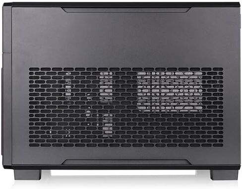 Thermaltake TR200 WS; Micro Chassis; Wood Front Trim; mATX/mITX Support; 360mm Radiator Support; 365mm GPU Clearance; 175mm Air Cooler Clearance; 5.25" Bay Support; Black; CA-11L-00S1NN-WS in Saudi Arabia