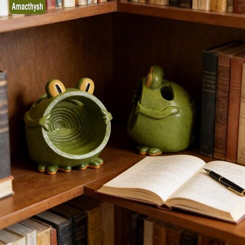 Amacthysh Frog Amplifying Phone Speaker,Megaphone Speaker Stand,Cell Phone Speaker Amplifer Holder,Desktop Decoration Phone Stand Sound Amplifier in Saudi Arabia