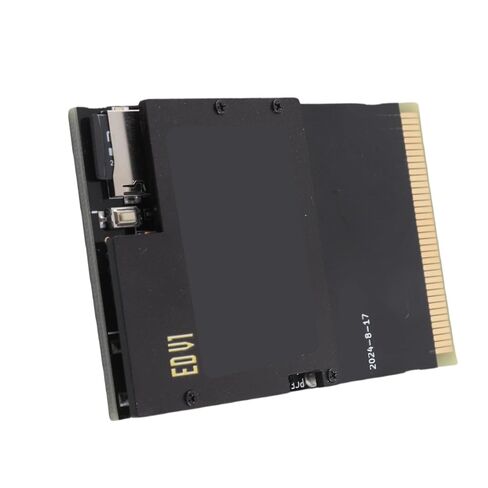 Jelquix Game Console Card Black Gold Board Flash 1000 in 1 Game Card, 8G Memory for PC Engine TurboGrafx 16, Supports JP USA EU Games in Saudi Arabia
