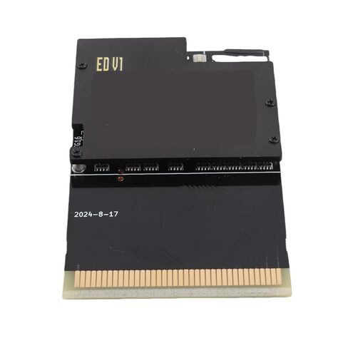 Jelquix Game Console Card Black Gold Board Flash 1000 in 1 Game Card, 8G Memory for PC Engine TurboGrafx 16, Supports JP USA EU Games in Saudi Arabia