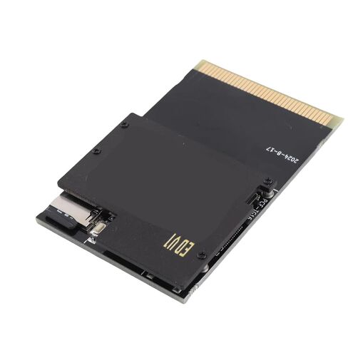 Jelquix Game Console Card Black Gold Board Flash 1000 in 1 Game Card, 8G Memory for PC Engine TurboGrafx 16, Supports JP USA EU Games in Saudi Arabia