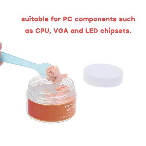 Hejhncii CX H1300 13.5W/m.K Thermal Conductive Grease Paste Non-Conductive Heat Sink Compound Silicone Thermal Paste for CPU, VGA, LED Chipset and Other PC Components in Saudi Arabia