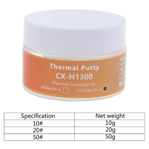 CX H1300 Thermal Putty 13.5W/m.K Thermal Conductive Grease Paste Non-Conductive Heat Sink Compound Silicone Thermal Paste in Saudi Arabia