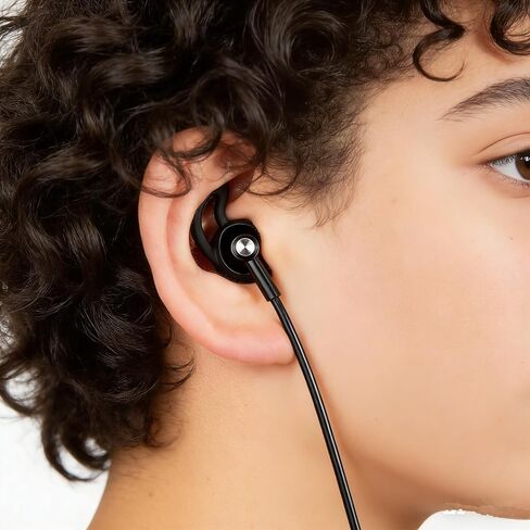 سماعات رأس سلكية مضادة للإشعاع بأنبوب هوائي مزودة بميكروفون، وقابس USB-C، وسماعات أذن آمنة خالية من الإشعاع لسلسلة iPhone 15/16/17 وهواتف Android وجميع أجهزة USB-C. (أسود) in Kuwait