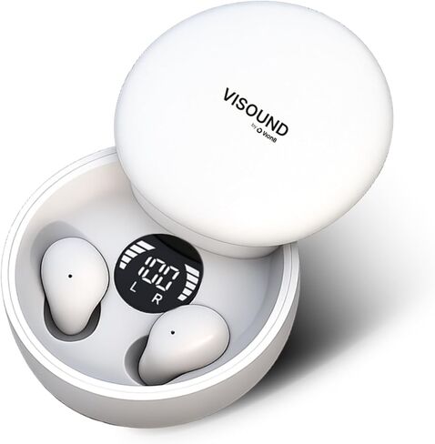 VionB Air Invisible Earbuds Wireless Bluetooth 5.4 for Small Ears, Mini Tiny Ear Buds, IPX5 Waterproof, Sound Isolating Fit, ENC Mic for Clear Calls, Discreet in-Ear Headphones (Matte Onyx) in Saudi Arabia