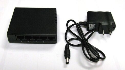 MaxLLTo New RJ45 Mini 5-Ports Fast Ethernet Network Switch Hub for Desktop PC in Saudi Arabia