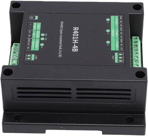 Vikye Industrial Grade Isolated RS485 Hub, Supports RS485 Network Relay, 4 Port Opto Isolation Hub Support 32 Node for Data Transmission in Saudi Arabia
