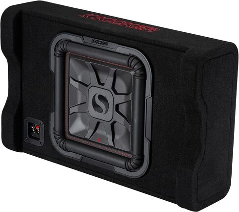 KICKER Subwoofer and Amp Package of 3 Items - 12" L7TDF 1200 Watt Down-Firing Loaded Sub Enclosure, Vixen Go Class D Monoblock Amplifier, and Complete 4AWG Wiring Kit 49L7TDF122+VGA-ZAP1D+VGK4GA in Saudi Arabia