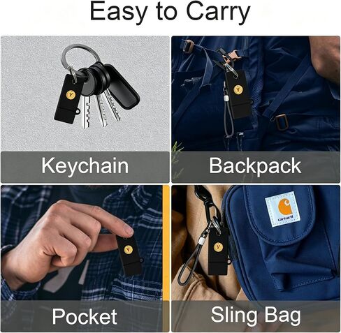 حافظة حماية من السيليكون مكونة من قطعتين لـ YubiKey 5C NFC، حامل غطاء لمفتاح Yubico Security Key C NFC، الوصول السريع والحماية اليومية - أسود وأزرق in Kuwait